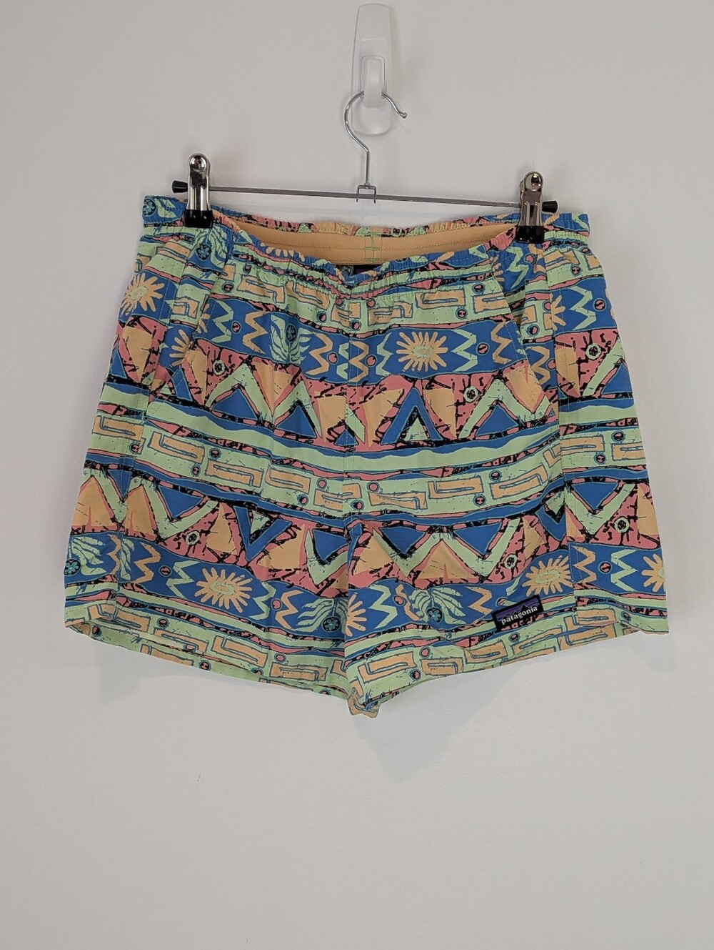Patagonia Women's Baggies Printed Shorts Size S Beach Surfer Outdoor Vacation
